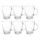 Tazas De Vidrio Durax Taza Armonia 360 Ml X 6 Unidades