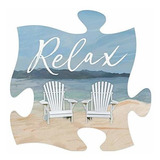 P. Graham Dunn Relax Beach Chair Blanco Y Azul Náutico 6 X 6