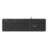 Teclado Con Cable Slim Usb Slimstar M200 Multimedia Genius