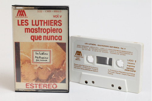 Cassette Les Luthiers Mastropiero Que Nunca 1979