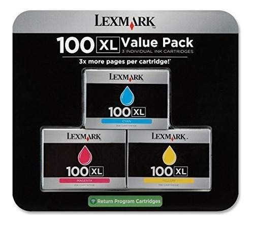 Lexmark 100xl Color De Alta Del Programa De Devolución De Pr