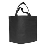 100 Bolsas De Friselina Lisas Negras 25x30x10