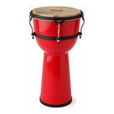 Djembe 12 Pulgadas Fibra Glass Djembe Rojo Stagg Dpy12rd