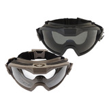 Oculos Fma Antiembaçante Com Cooler Airsoft - Tan