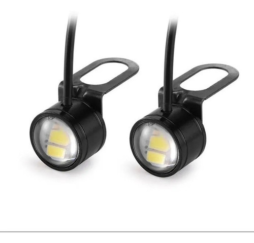 Luz Led Blanca Auxiliar Mini 24mm De Diámetro Moto Universal