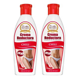 2 Crema Reductora Chili 200ml - mL a $268