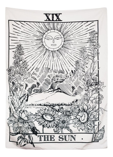 Tapiz De Tarot La Luna La Estrella El Sol Tapiz Medie