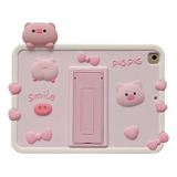 Funda Con Soporte Para Tableta Cute Pink Pig Para iPad A