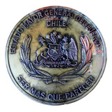 ¬¬ Cartel Placa Antiguo Ejército De Chile / Estado Mayor Zp