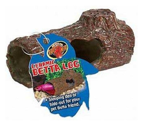 Zoo Med Laboratories Azmfa50 Sinking Ceramic Betta Log