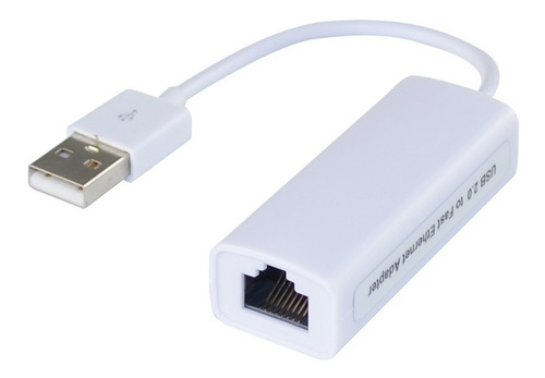 Adaptador Tarjeta De Red Lan Rj45 Fast Ethernet  Usb 2.0