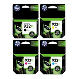 Cartucho Hp 932xl Negro + 933xl Colores Originales Pack 4u