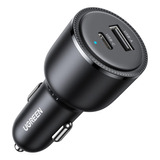 Cargador Rápido Auto 63w Usb-c Pd 45w Qc 18w Galaxy S23 Ipho