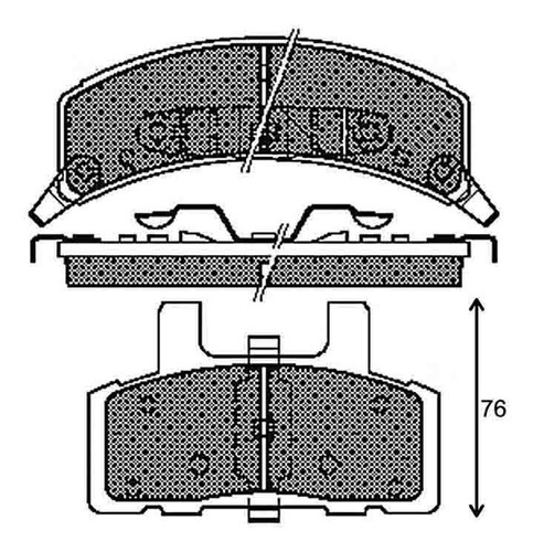 Pastillas Freno Para Chevrolet Suburban 5.7 - 6.2 - 6.5 91/0 Foto 2