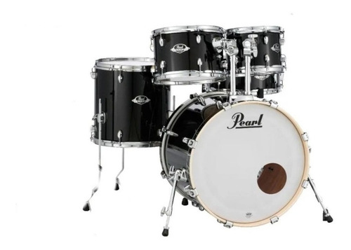 Bateria Pearl Export Exx | Exx705np | Shell Pack Bumbo 20 Cor Jet Black