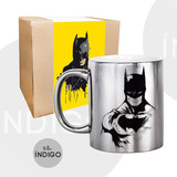Mug Batman Cerámica Espejo  + Empaque Personalizado