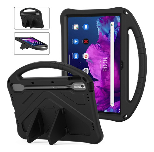 Funda Eva Negra Para Lenovo Tab P11 Pro 11.2 2023