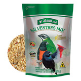 Ração Pássaros Silvestres Mix Larvas Insetos Bsf Frutas 550g