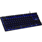 Teclado Gamer Xzeal Xst-300 Qwerty Español España Color Negro Con Luz 3 Colores