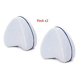 Pack X2 Almohada Para Piernas Almohadas Memory Rodilla Cojin