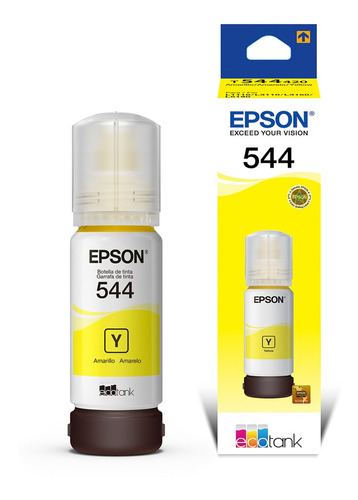 Tinta Epson T544 T544420-al Color Amarillo 65ml 1 Pieza