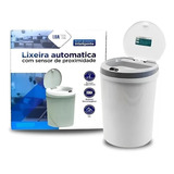 Lixeira Automática Sensor Inteligente Recarregável 5 Litros