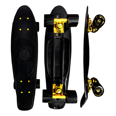 Patineta Tamaño Penny Blazer, Js Roller+envió Ruedas Penny Js S206a Black Gold | Meses sin interés