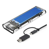 Case Ssd Externo M2 Nvme Sata Tipo C Usb 3.1 M E B+m 10gbps