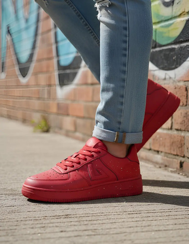 Apoort Tenis  Para Joven Azul Rojo, Código 104168-1 | Envío gratis