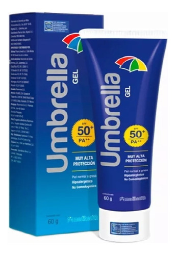 Bloqueador Umbrella Gel X 60 Gr - mL a $1665