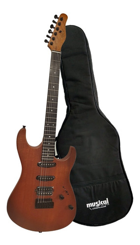 Guitarra Tagima Strato Stella Mahogany + Bag Luxo Oferta