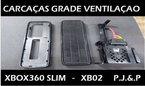 Promoção - Carcaça Grades De Ventilação Xbox 360 Slim - Xb02