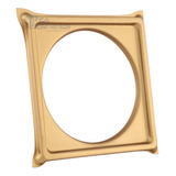 Porta Ralo Click 10x10 Suporte Dourado Fosco Inox 304 Gold