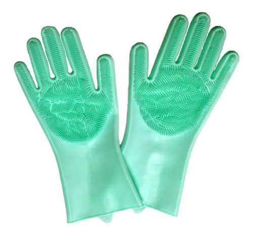 Guantes Cepillo De Silicona Para Lavar Platos Lenis