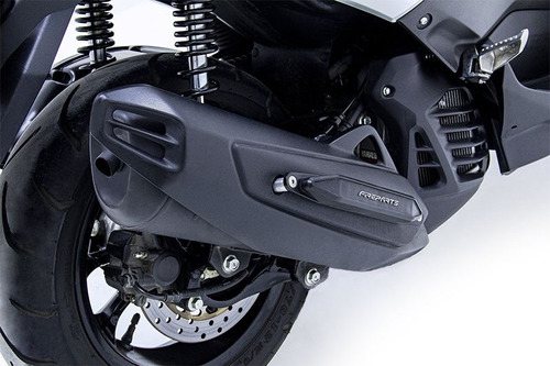 Protector De Escape Mofle Negro Yamaha N Max Fire Parts 