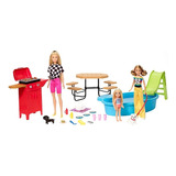 Barbie Set Picnic Entre Hermanas 20 Accesorios 100%original 