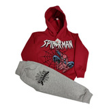 Sudaderas Para Niños Algodón Perchado Minie Spiderman  Sonic