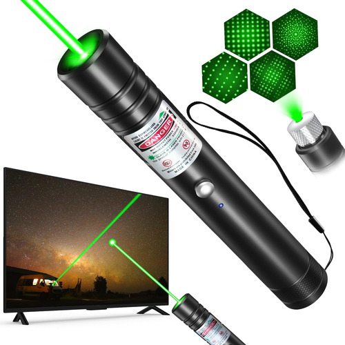 Puntero Láser Verde Apuntador Proyector Laser Usb Recargable