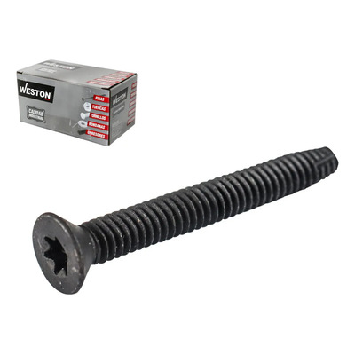 Tornillos Torx De Cabeza Plana Negros Weston, Pack De 200