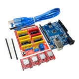 Shield Cnc + 4 X Pololus A4988 +  Arduino Uno Con Cable Usb