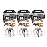 Maquinilla De Afeitar Desechable Bic Flex 5 Para Hombre, 5 H