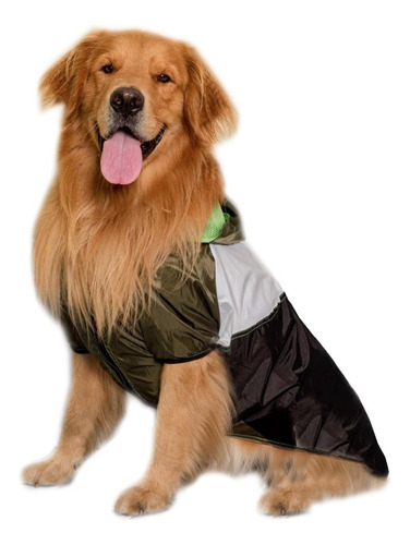 Piloto Lluvia Elecant Impermeable Perros Grandes 5 A 7