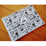 200 Papel Mantequilla Personalizado 21x30cm Envio Gratis!!!