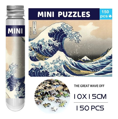Mini Rompecabezas Puzzle 150 Piezas En Tubo De Ensayo