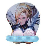 Fonyell Overwatch Mercy 3d - Alfombrillas De Raton De Anime 