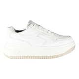 Zapatilla Denver Blanca/beige Takones