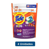 Detergente De Ropa Concentrado Capsulas 3en1 31 Pods X4 Tide