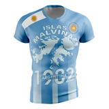 Camiseta Remera Malvinas Celeste Bandera 2 Abril Talle 4xl