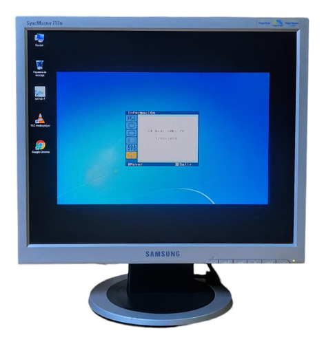 Monitor 17  Samsung Syncmaster 713n Lcd Retro Gaming Vga