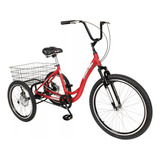 Triciclo Deluxe  Dream Bike Vermelho